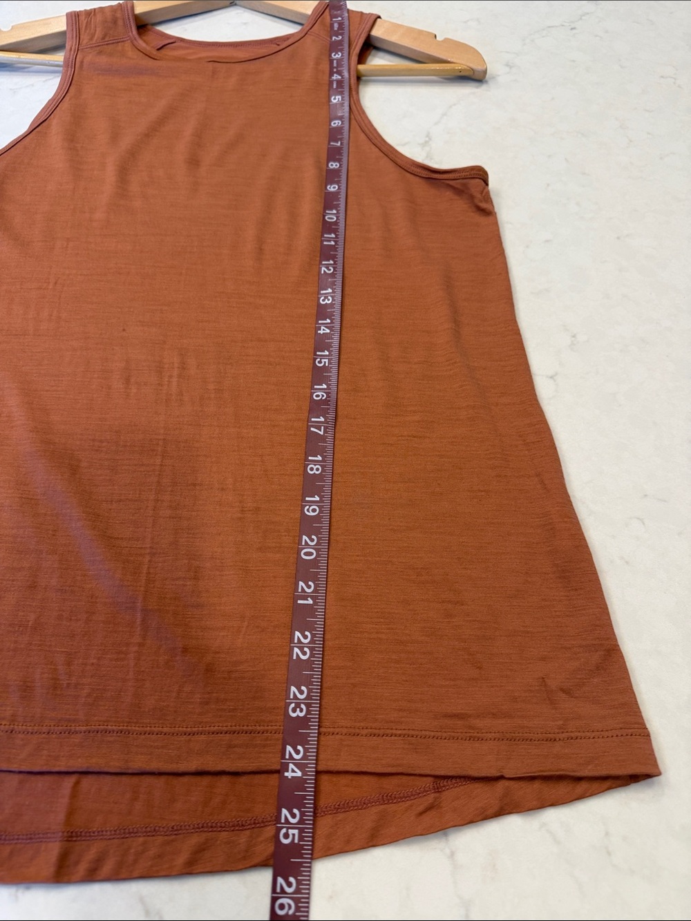 Smartwool Women's Active Ultralite High Neck Tank - Burnt Sienna Size Small - Picture 7 of 8